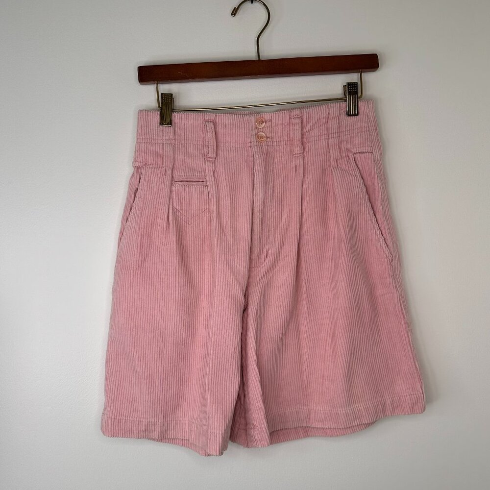 Vintage Best American Clothing Company Pink Corduroy High Waist Shorts